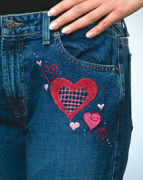 Denimbroidery - Embroidery Designs for Jeans and Jean Jackets