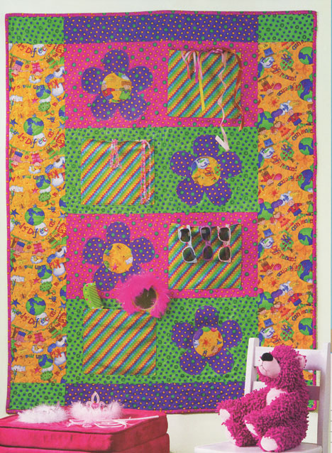 Its an easy-to-make quilt that would be perfect for kids and teens because 