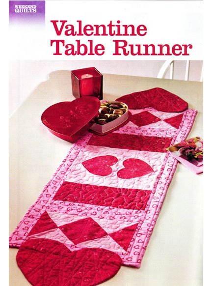 year can  you patterns This runner table for for valentine is that project Valentineâ€™s plan next  a quilted